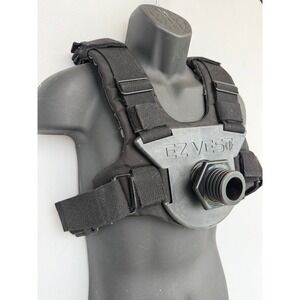 Kensui EZ-Vest Weighted Vest Black Nylon One Size Good Plate Loaded Fitness Gear